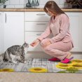 thumbnail image 4 of Kitchen Rugs and Mats Non Skid Washable Text Board Sunflower Flowers Kitchen Mat and Rug Set,Floor Cushion Waterproof Rug,Rubber Backed Area Rugs for Kitchen Laundry, 4 of 7