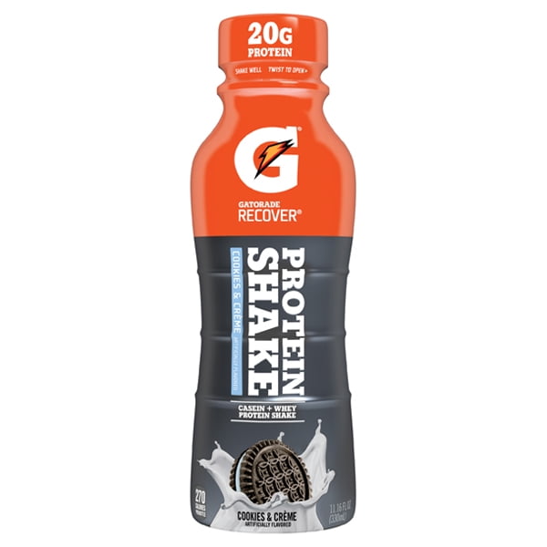Gatorade Recover Cookies & Creme Protein Shake 11.16 oz Plastic Bottles
