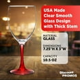 thumbnail image 4 of Nuance Wine Glasses by ARC 10.5 oz. Set of 10, Bulk Pack - Restaurant Glassware, Perfect for Red Wine, White Wine, Cocktails - Red, 4 of 5
