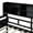Black, variant on AENKYO Twin Size Wooden Daybed Bed Frame with 2 Storage Drawers and Headboard Shelf, Solid Wood Sofa Bed, White