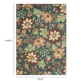 thumbnail image 4 of Mainstays Farmhouse Oversized Floral Teal Multicolor Indoor Area Rug, 7' x 10', 4 of 8