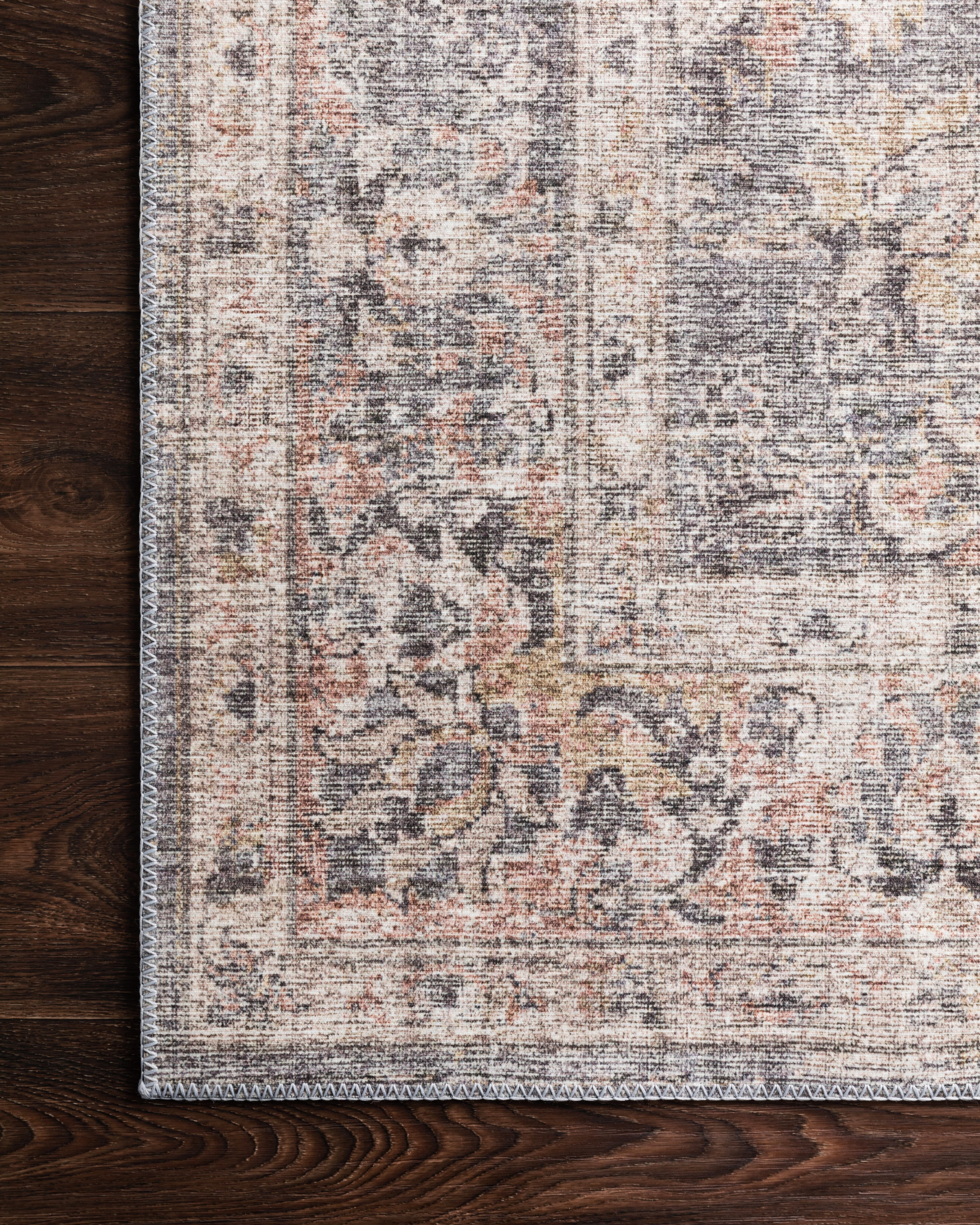 Loloi Skye Grey / Apricot 2'-0" x 5'-0" Area Rug