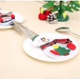 thumbnail image 5 of 12 Christmas Decorative Pocket Tablecloths Holiday Christmas Gifts (snowman), 5 of 5