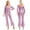 Hot Pink, variant on Eandarui Adult 70s Disco Outfits for Women's Glittering Flared Jumpsuit Long Sleeve Party Costume Purple 170