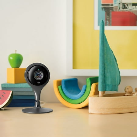 Google - Nest Cam Indoor Security Camera - Black
