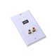 thumbnail image 4 of Placa Frontal De Pared Baoblaze Chapada En Oro Con Puertos Hembra USB 2.0, 4 of 8