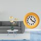 thumbnail image 2 of Estantería Con Escultura De Hoja Moderna Y Reloj De Pared Silencioso Combinados Para Dormitorio, Cocina O Comedor. Decoración Contemporánea Para El Hogar. Regalo De Colección., 2 of 8