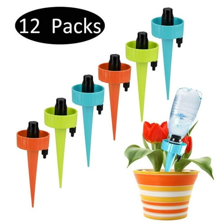 

Summer Savings Clearance 2023! WJSXC Home Tools Plant Self Watering Spikes Stakes System Vacation Plant Waterer 12Pcs multicolor