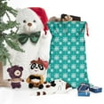 thumbnail image 5 of Christmas Sack – 28" X 20" Canvas Gift Bag with Drawstring, Full Print Polyester Santa Sack, Durable Reusable Xmas Gift Bag for Holiday, Party & Storage, 5 of 5