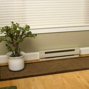 72 Electric Baseboard Heater, White, 1125/1500W, 208/240V