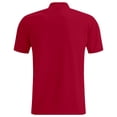 thumbnail image 6 of LTTVQM Men's Polo Shirts Short Sleeve Classic Fit 3 Buttons Golf Shirt Soft Breathable Tee Performance Sport Tops Red 3XL, 6 of 8