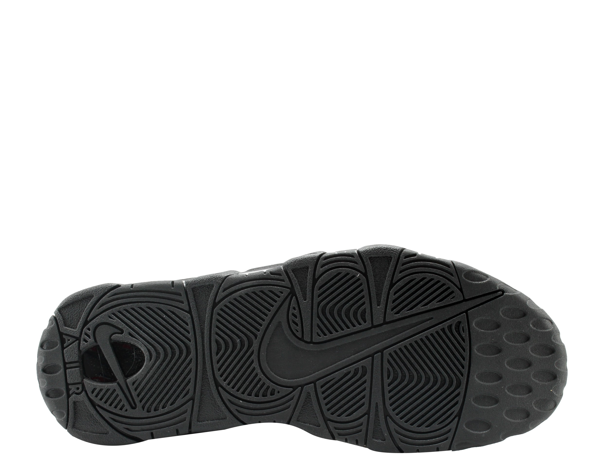 nike uptempo black reflective