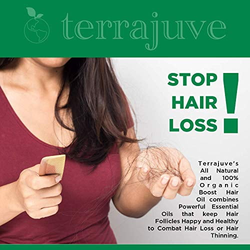 Terrajuve - Boost Hair Oil Organic Made in USA 8 oz. Valentines Gift