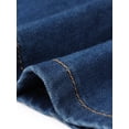 thumbnail image 6 of DARING DIVA Women's Plus High Waisted Loose Stretchy Y2K Trousers Denim Pants 1X Blue, 6 of 6