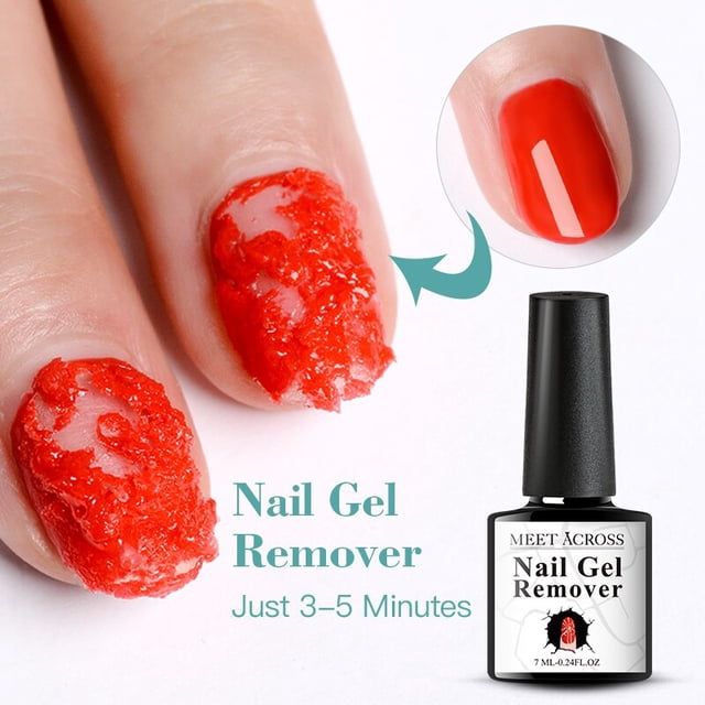 MEET ACROSS-esmalte de Gel para uñas, barniz de diseño para manicura, con lentejuelas y purpurina láser de colores, UV, LED, 140 colores, 7ml