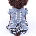 thumbnail image 2 of Ropa de verano para perros, ropa para mascotas, vestido de princesa, falda con lazo, ropa de peluche (M), 2 of 5