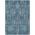 thumbnail image 2 of Addison Rugs Chantille Indoor/Outdoor Transitional Floral Blue Washable Rectangle Rug, 3' x 5', 2 of 6