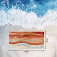 thumbnail image 2 of Beach Towel Orange Ombre Bath Pool Towels Beach Ocean Wave Abstract Absorbent Beach Towel Soft Large Quick Dry Lightweight Camping Travel Sports Yoga Gym Swim Towels for Adult 35x70 Inch, 2 of 9