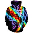 thumbnail image 2 of Sudadera con capucha con gráfico de smog abstracto para hombre y mujer, ropa con estampado de neón en 3D, estilo Harajuku, moda Y2K, 2 of 5