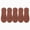 Brown, variant on Cdudpw Mens No Show Socks Cotton Thin High Elasticity Low Cut Ankle Socks with Non Slip Grips 6 Pairs(Brown,One Size)