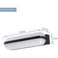 thumbnail image 3 of Lámpara de pared exterior LED IP65 Lámpara de pared impermeable moderna / Aluminio / 3000K Blanco cálido / Luz de pared LED Xemadio GX-606, 3 of 5