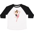 thumbnail image 3 of Inktastic Ballet Dancer for Little Girls Girls Toddler T-Shirt, 3 of 5