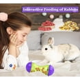 thumbnail image 4 of 2 uds., pelota de tratamiento para conejos, juguetes interactivos para conejos, dispensador de comida, juguetes para conejitos, juguetes para conejillos de indias, alimentador lento para con, 4 of 5