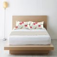 thumbnail image 6 of Yayeee Pillowcase Queen Size Set of 2 Satin Wrinkle Resistant Pillow Case, Red Cherry, 6 of 7