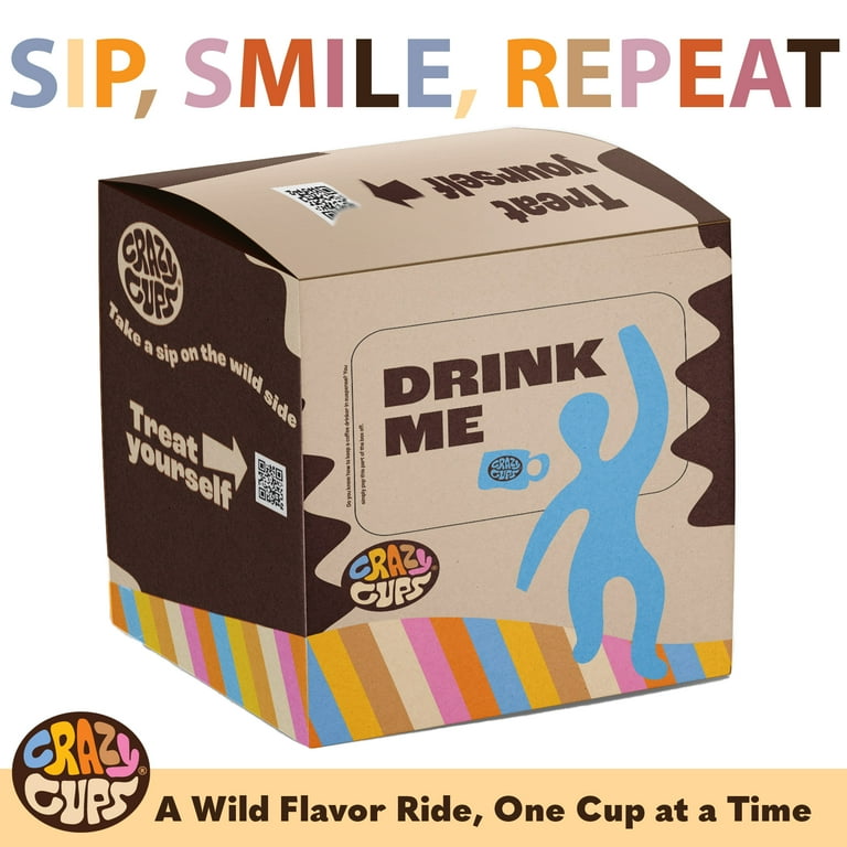 Flavored Coffee in Single Serve Coffee Pods - Flavor Coffee Variety Pack for Keurig K Cups Machine from Crazy Cups, 20 Count