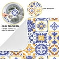 thumbnail image 2 of Bohomia Pattern Dish Drying Mat Microfiber Kitchen Pad Large Counter Absorbent Dish Mats Drainer Rack 18"x24", 2 of 7