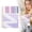 Purple, variant on A6 Spiral Notebook with Colorful Index Sticky Tabs,Pastel Planner5.7×4.13in,1PC，Multicolor