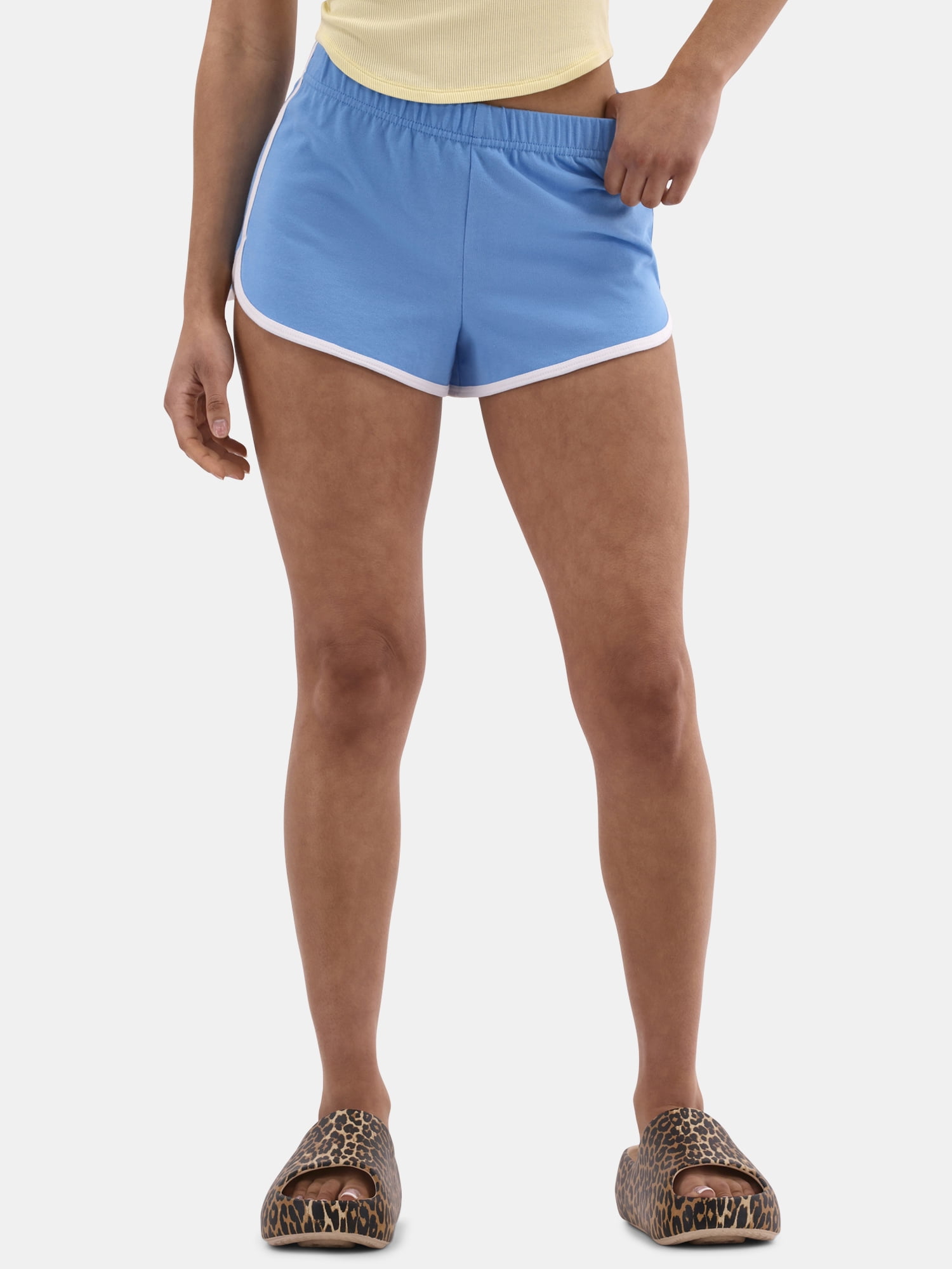 No Boundaries Jersey Knit Dolphin Shorts Women 2 Inch Inseam