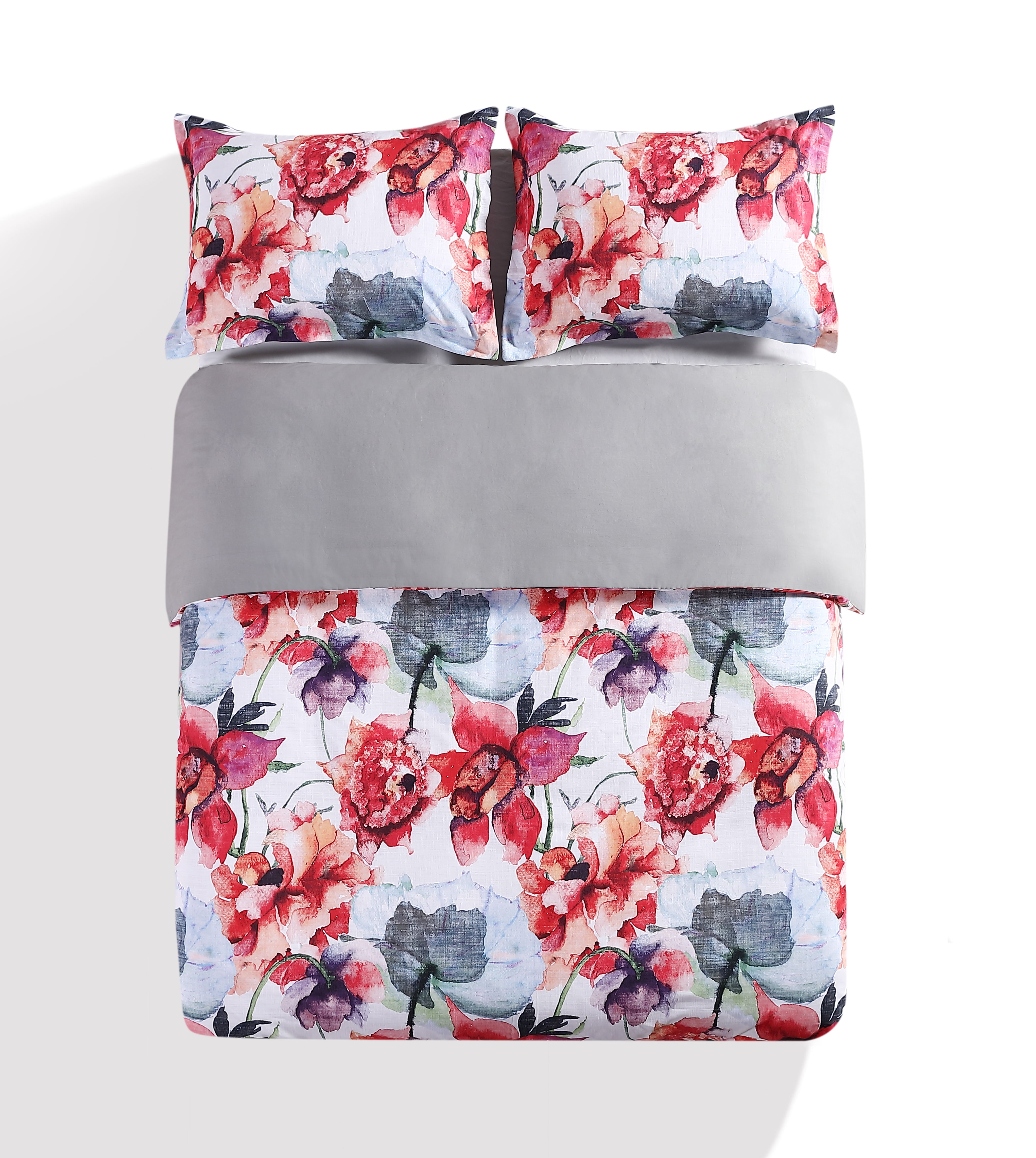 Siena Floral Print 6 Piece Comforter Set