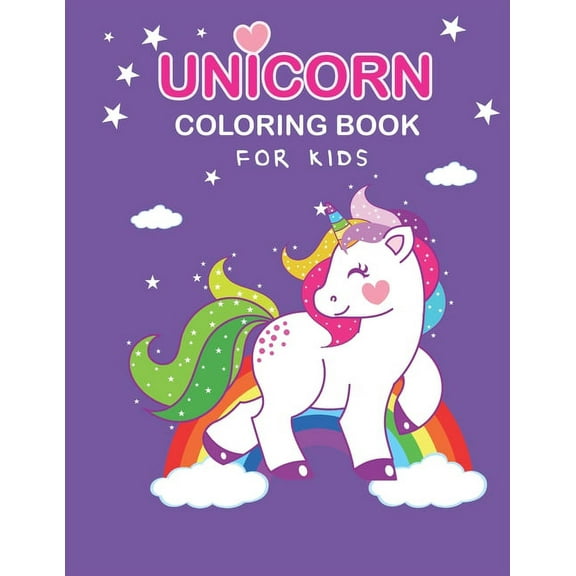 unicorn coloring book: unicorn coloring book - Coloring Gift Book for kids, gift for birthday, (Paperback)