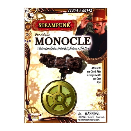 Steampunk Monocle Victorian Gear Aristocrat Industrial Costume