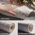 thumbnail image 5 of VUNATE 8'x10' Rugs for Living Room Washable Rugs Boho Moroccan Large Area Rug Soft Neutral Geometric Bohemian Carpet Distressed Indoor Rug for Bedroom Dining Room Office Foldable Nonslip Rug Pink, 5 of 7
