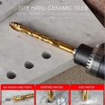 thumbnail image 5 of 4pcs Granites Tile Drill Bit Set Multifunctional Glass/Brick/Cement/Tile Drill Bits for Marble Glass Drilling, 5 of 5