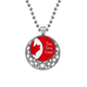 thumbnail image 1 of Canada Maple y buena suerte a Canadá Collares Colgante Retro Moon Stars Jewelry Unbranded M, 1 of 3