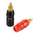 thumbnail image 3 of Uxcell Binding Post Terminal, M5 Thread Power Amplifier Speaker Connector Banana Plug Jack Socket 2-inch Length 5 Pairs, 3 of 4