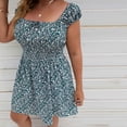 thumbnail image 4 of Vestido de Manga Corta para las Mujeres Vestido de Verano de Primavera Impreso, Vestido de Verano para las Mujeres, 4 of 6