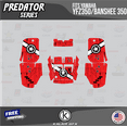 thumbnail image 2 of Kalair GFX Graphics Kit for Yamaha ATV BANSHEE 350 (2001-2012) Predator Series, 2 of 5