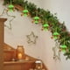 thumbnail image 5 of Oioii Christmas Bows Christmas Tree Decoration Wreaths Velvet Bow Tree Topper with Fluffy Ornaments for Xmas Party, 5 of 9