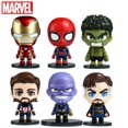 thumbnail image 2 of Marvel Q version of the Avengers model decoration, Capitán América, Iron Man, Spiderman, Doctor Strange, Hulk, juguete para niños, regalo xuanjing unisex, 2 of 2