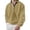 A-Khaki173, variant on Bibifish Mens Polo Shirts Check Lining Placket Lapel Collar Long Sleeve Shirts Mens Fall Winter Basic Daily Tops