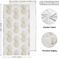 thumbnail image 2 of SKYSONIC Pineapple Soft Hand Towels set of 2, Absorbent Bath Towel Decorative Fingertip Towels for Bathroom Gym Spa Hotel Beach Swimming Pool,14.4 x 28.3 inch, 2 of 7