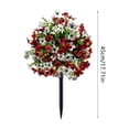 thumbnail image 3 of Kbndieu Spring Violet Artificial Flowers with Ground Spikes, Fake Plants for Garden, Outdoor Wedding Party Decorations, Patio & Porch Faux Plants, 3 of 6