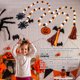 thumbnail image 4 of Guirnalda de cuentas de Halloween ANGGREK Colorida de Madera Y algodón 2 Piezas, 4 of 7