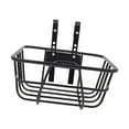 thumbnail image 2 of Cesta de bicicleta, cesta de bicicletas, mascotas desmontables Canasta Certera de metal Cachuela trasera trasera trasera de bicicleta de carga Basina 23cmx23cmx12cm, 2 of 8