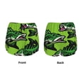 thumbnail image 3 of Honeii cartoon largemouth bass fish print a double-layered women's running short, ideal for gym, tennis, and various activities, complete with a practical pocket-Medium, 3 of 7