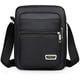 thumbnail image 1 of Bandolera de lona para hombre, bandolera para hombre, bolsa cruzada, color negro, 1 of 3